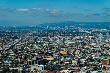 Obraz premium View of LA from InterContinental Los Angeles Downtown