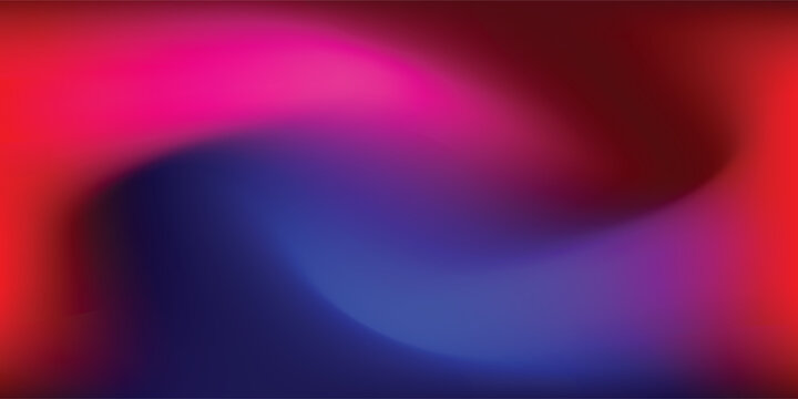 Abstract gradient pinky blue waves is smiling. The gradient of pinky blue lines form an abstract beatiful wave