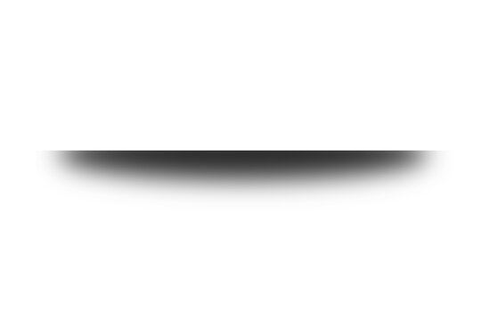 Dark strips shadow effect on a Transparent background. realistic lines gradient drop shadow overlay effect for graphic design shadow effect on Transparent background, drop shadow