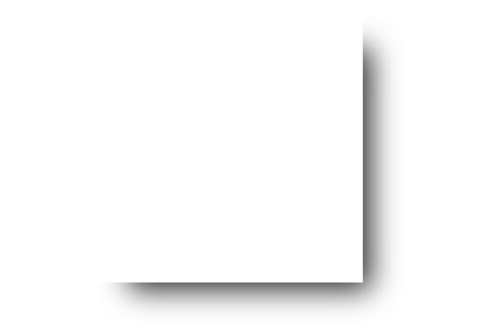 Black Gradient drop shadow effect on square frame border overlay gradient Blur realistic shadow effect transparent background