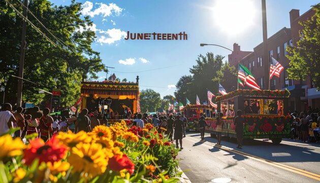 Juneteenth Celebration Street Festival Event.