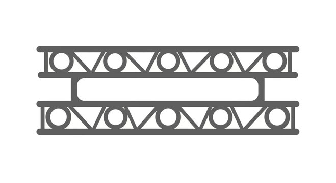 Industrial Truss Structure Seamless Pattern