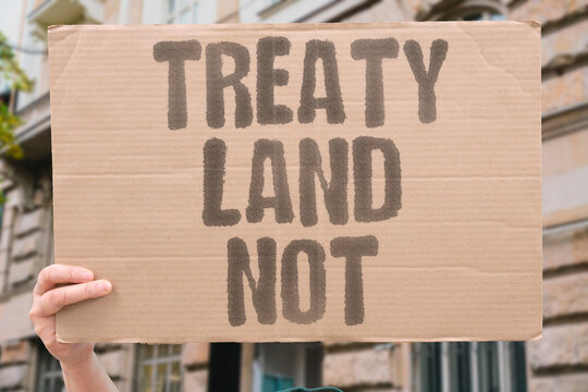 "Treaty Land Not" Treaty agreements about land are consistently not honored by governing states. TREATY. LAND. HONORED. GOVERNING. STATES.