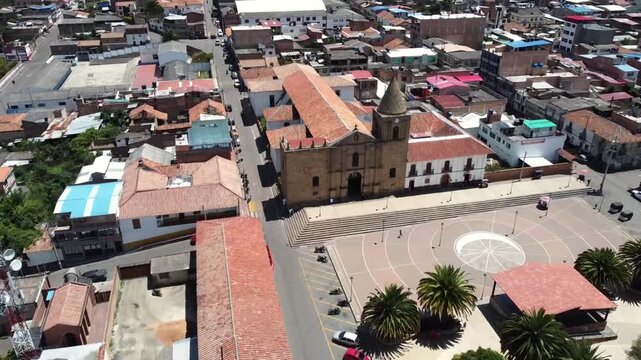Socha, Boyaca - Colombia. March 1, 2026. Our Lady of Candelaria Parish, a Catholic church.