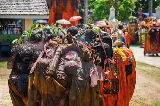 Lampang Province, Thailand - May 1, 2026. The Jae Son Ghost Puppet Festival and Fancy Dress is a Halloween-style festival of the ghost-like creatures of Muang Pan, Lampang Province, Thailand...