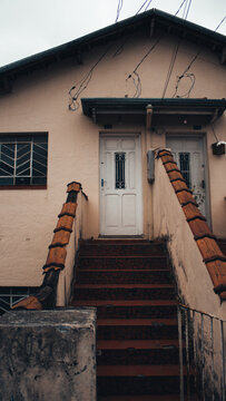 Traditional Residential House Facade, S&atilde;o Paulo, Brazil