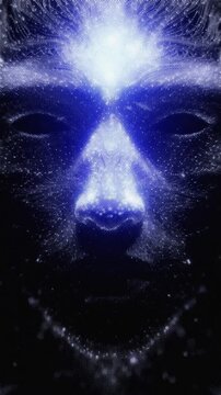 AGI face animation loop 4K resolution
