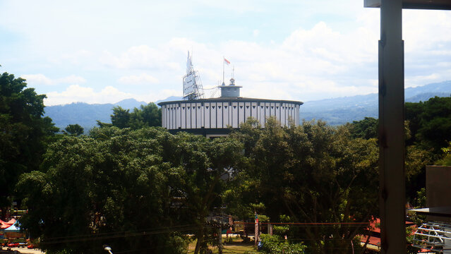 Magelang, Indonesia - March 19, 2026: The Water Toren in Magelang is a historic Dutch-era water tower located in the city's main square, constructed between 1916 and 1920 by the Genie, Dutch military 