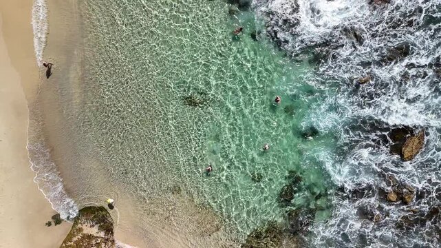 Swimming in Ocean Pool
