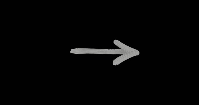white arrow  green screen. white arrow  chroma key. white arrow  alpha channel