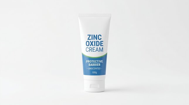 Zinc Oxide Cream Tube - Protective Barrier Ointment for Skin Care and Health