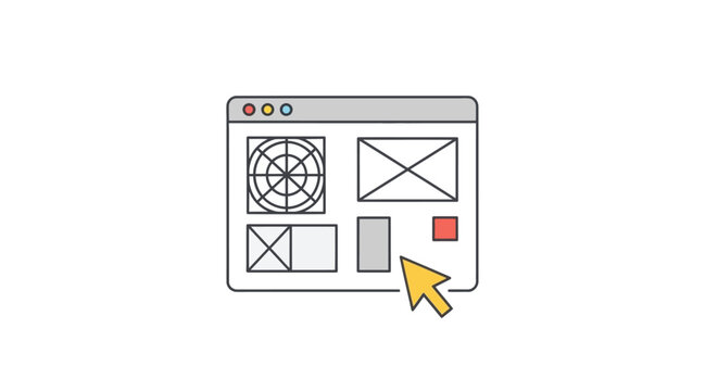 Email message online communication icon.