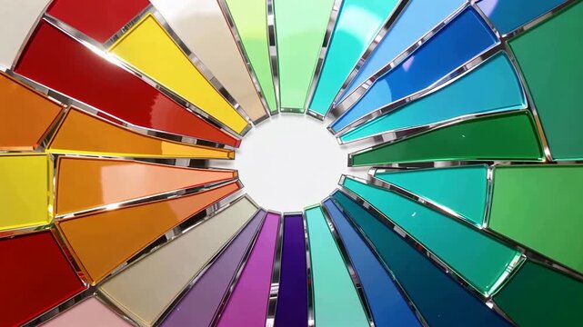 Color Wheel Palette Rotate Video Frames.