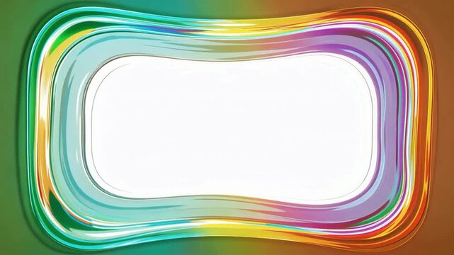Colorful Frame Swirl Visual Montage Sequence.