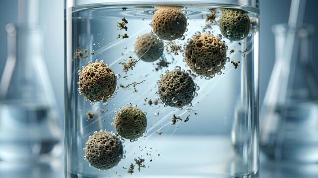 Porous sphere water purification chemistry green filtration beads porous sphere water purification chemistry green filtration beads porous ceramic