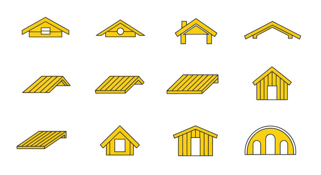 Diverse Roof Styles and House Designs Collection