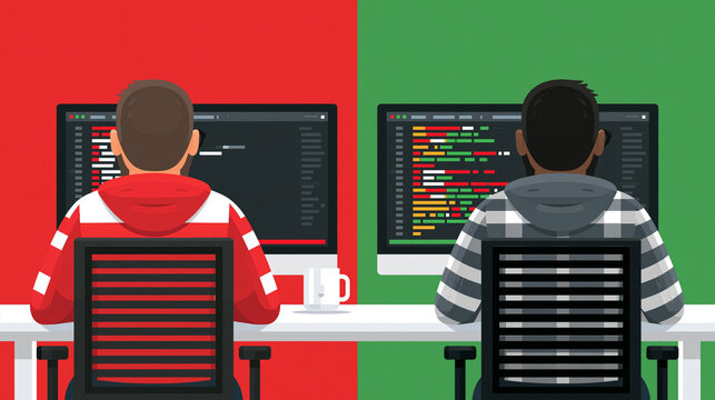 Contemporary Workspace for Software Developers: Emphasizing Collaborative Web Development and Application Design with Advanced Technology and Innovative Interfaces
