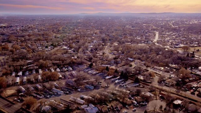 Drone footage highlighting natural textures of red rock cliffs