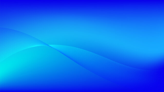 abstract blue wave background