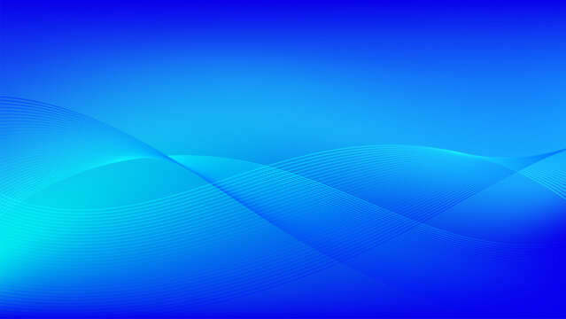 abstract blue wave background