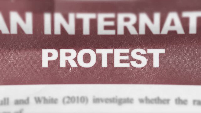  Protest On General Newspaper V 02