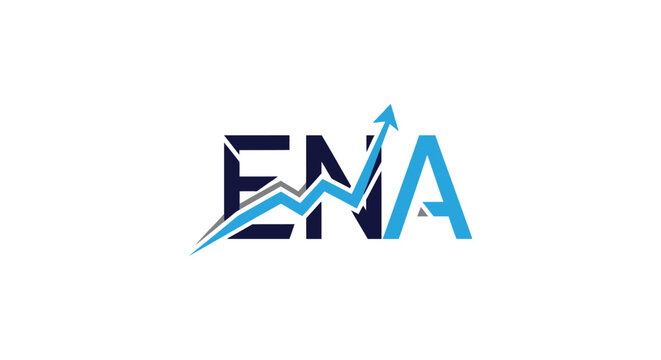 ENA logo with upward trend arrow.