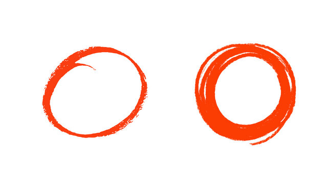 Circle illustration isolated on transparent background, minimal geometric design element for modern graphics, logos, frames and creative compositions.