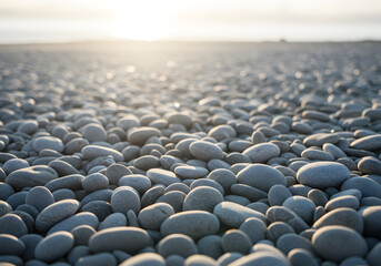 Obraz premium Pebble beach closeup