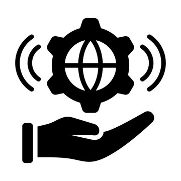 Snmp Icon - Solid Black