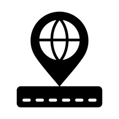 Dns Server Icon - Solid Black © anilofex