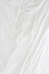 Fototapeta premium white bedding sheets texture for background