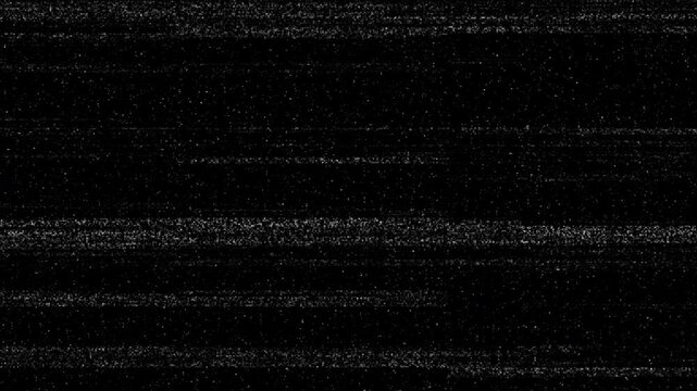 VHS screen glitch motion. Video signal error. static noise. 4K Video animation