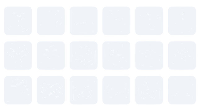 Clean Ice Cubes Grid - Refreshing Cold Beverage Ingredients