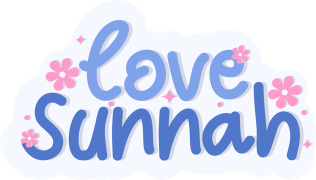 Love Sunnah Islamic Sticker