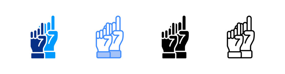 Obraz premium Aspiration Multiple Style Icon Set Vector 