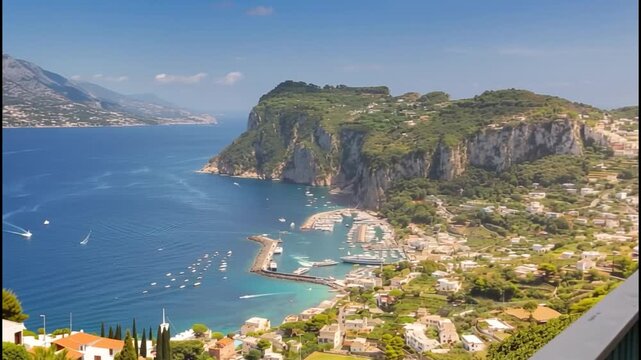 Amalfi Coast, Mediterranean Sea, Italy.
