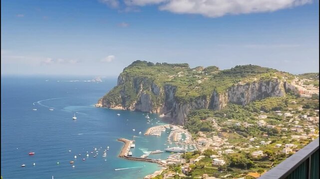 Amalfi Coast, Mediterranean Sea, Italy.