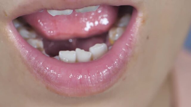 Yellow teeth, periodontitis, dental disease
