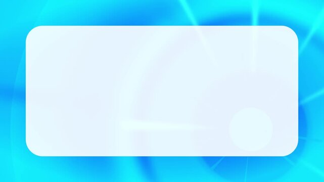 右下から円が広がる青色のクールな抽象モーション背景アニメーション（文字スペースあり）