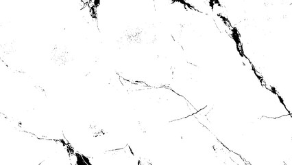 Obraz premium White background with black cracks and scratches texture overlay pattern design element
