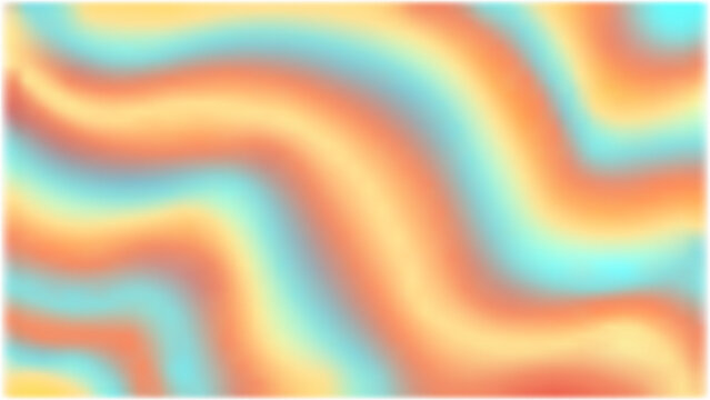 Abstract Soft Pastel Gradient Waves Vector Background