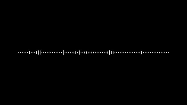 Audio music timeline bar moving on track with alpha channel, Sound wave pattern audio visual waveform. Audio spectrum waveform animation, 