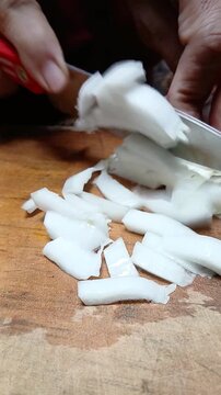 Food Preparation Slicing Chinese Cabbage