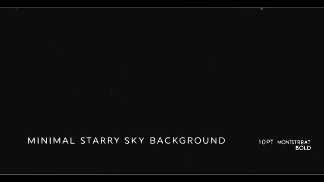 Minimal starry night sky background with scattered white stars dark and atmospheric high quality professional