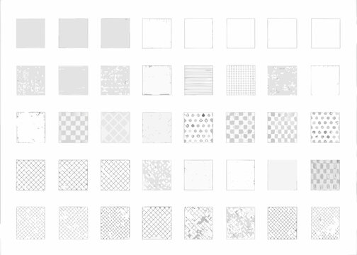 Architectural hatching patterns collection grid concrete textures on a white background high quality professional detailed