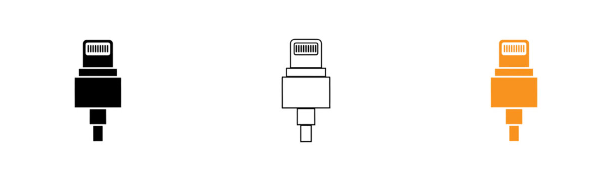 Usb c adapter converter icons
