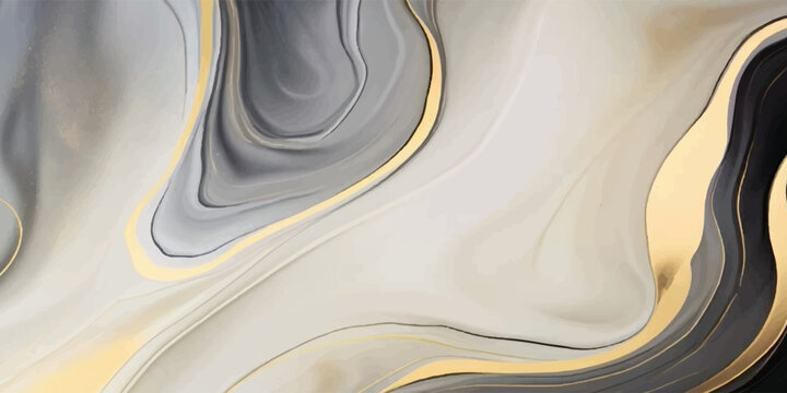 Abstract marble swirl pattern with fluid colors.