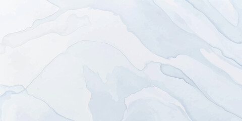 A high-angle close-up of a frozen blue ice surface on winter water shows an abstract crystal frost pattern against a snowy white nature background under a cold seasonal sky © Al Amin