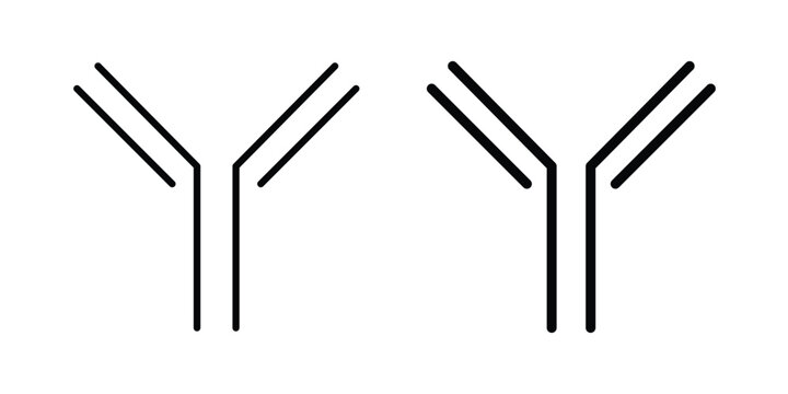 Antibody icon Illustration set Eps10
