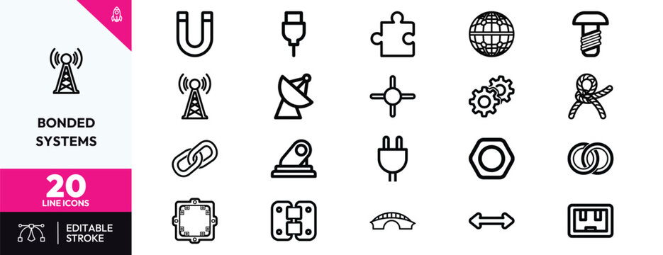 Industrial bonded systems components in modern technical facility for precision manufacturing and engineering applications reliable fasteners connectors tooling in controlled environment